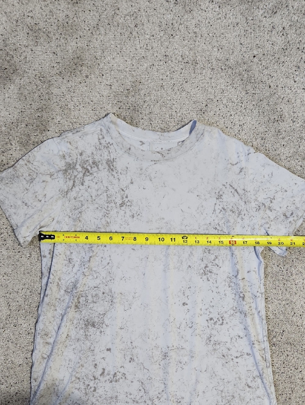 Lululemon All Yours Cotton T-Shirt Cirrus Wash White Opal Raw Linen Rover S/4 - Picture 6 of 8